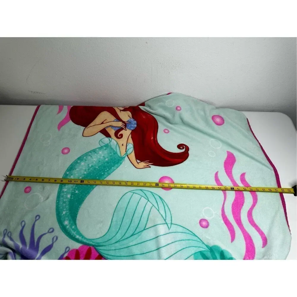 Little Mermaid Ariel  Baby Raschel Soft Blanket 44 x 55